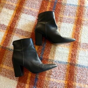 Steve Madden Black Ankle Booties